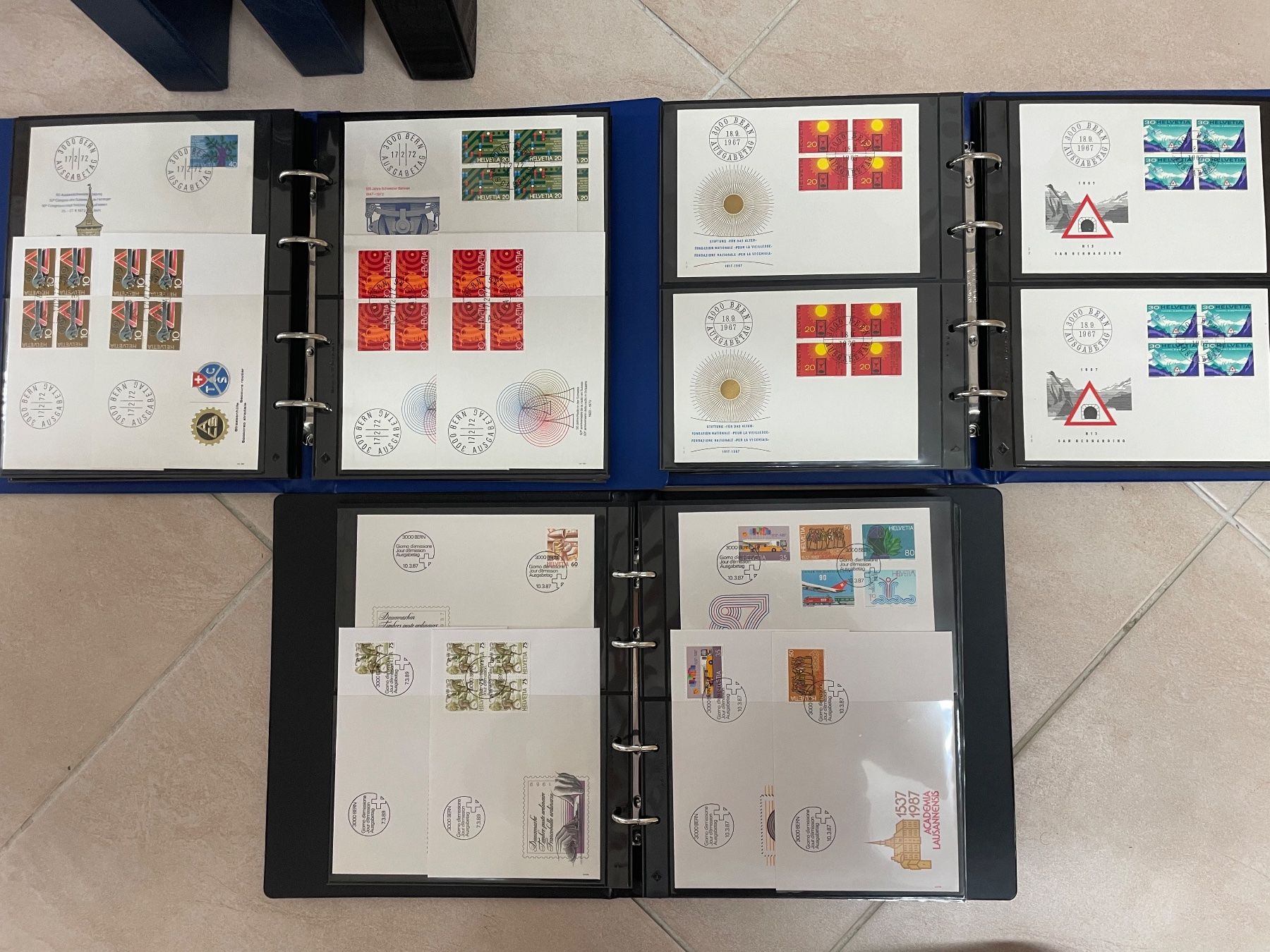Tutti i francobolli: 3 ALB LEUCHTTURM soignés – Usato da Sonceboz-Sombeval venduto da Comment2 3