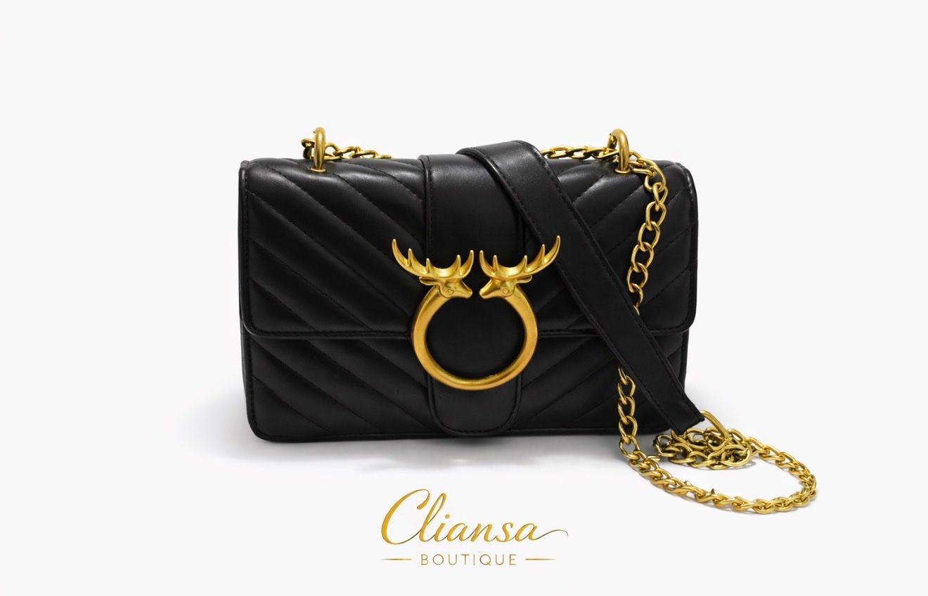 Borse da donna: Borsa chic con catena dorata – Nuovo e nell'imballaggio originale da Bellinzona venduto da cla_cxg6