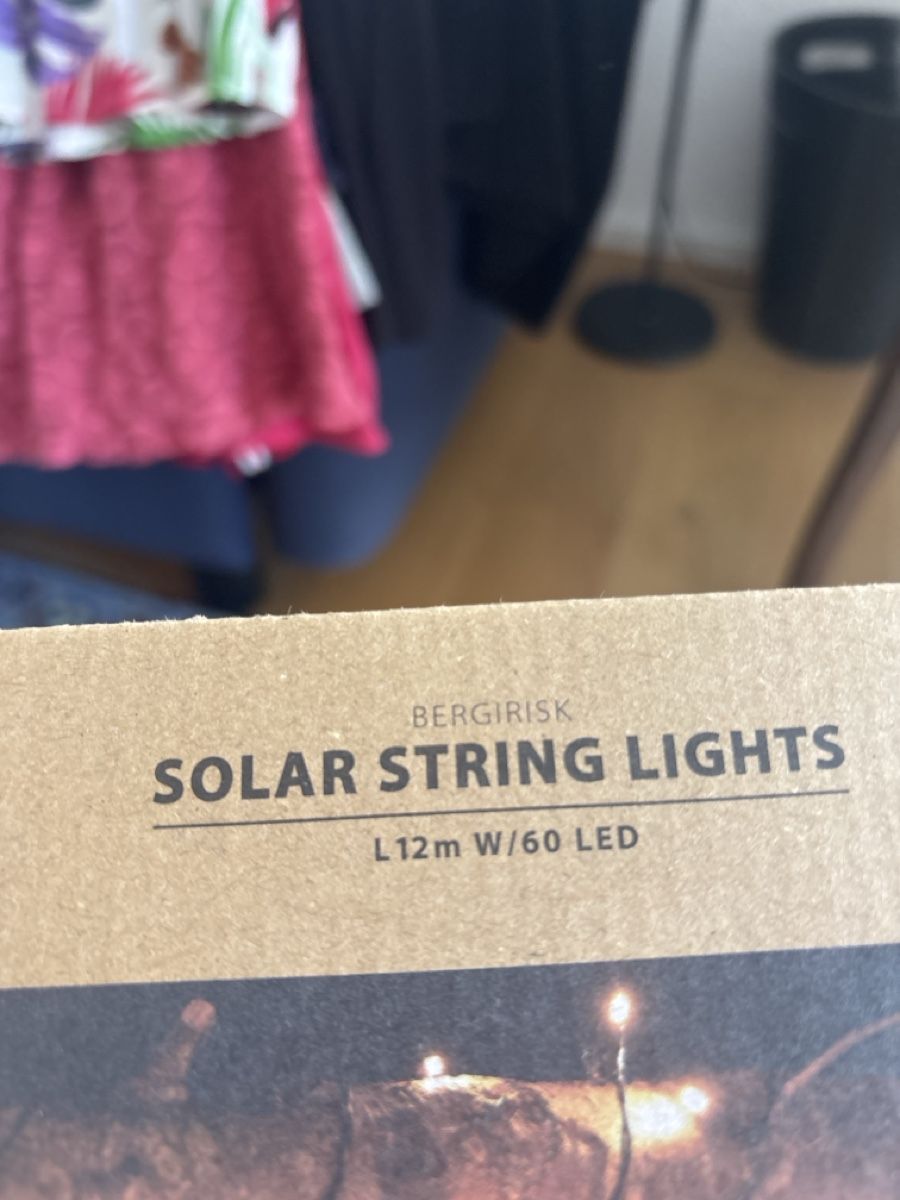 Ghirlande e barre luminose: BERGIRISK Solar String Lights L12m W/60 LED neu – Nuovo (secondo la descrizione) da Sirnach venduto da khe_q88w