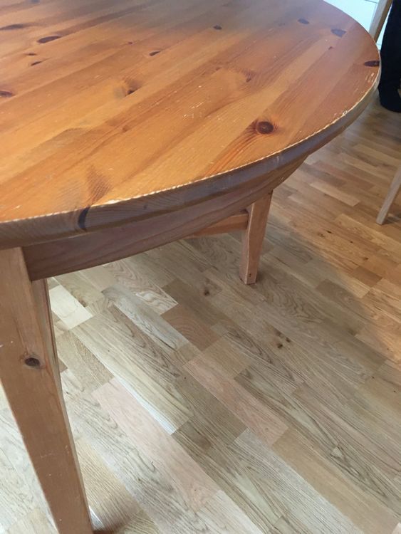 Esstisch IKEA Leksvik rund, gebraucht Kaufen auf Ricardo