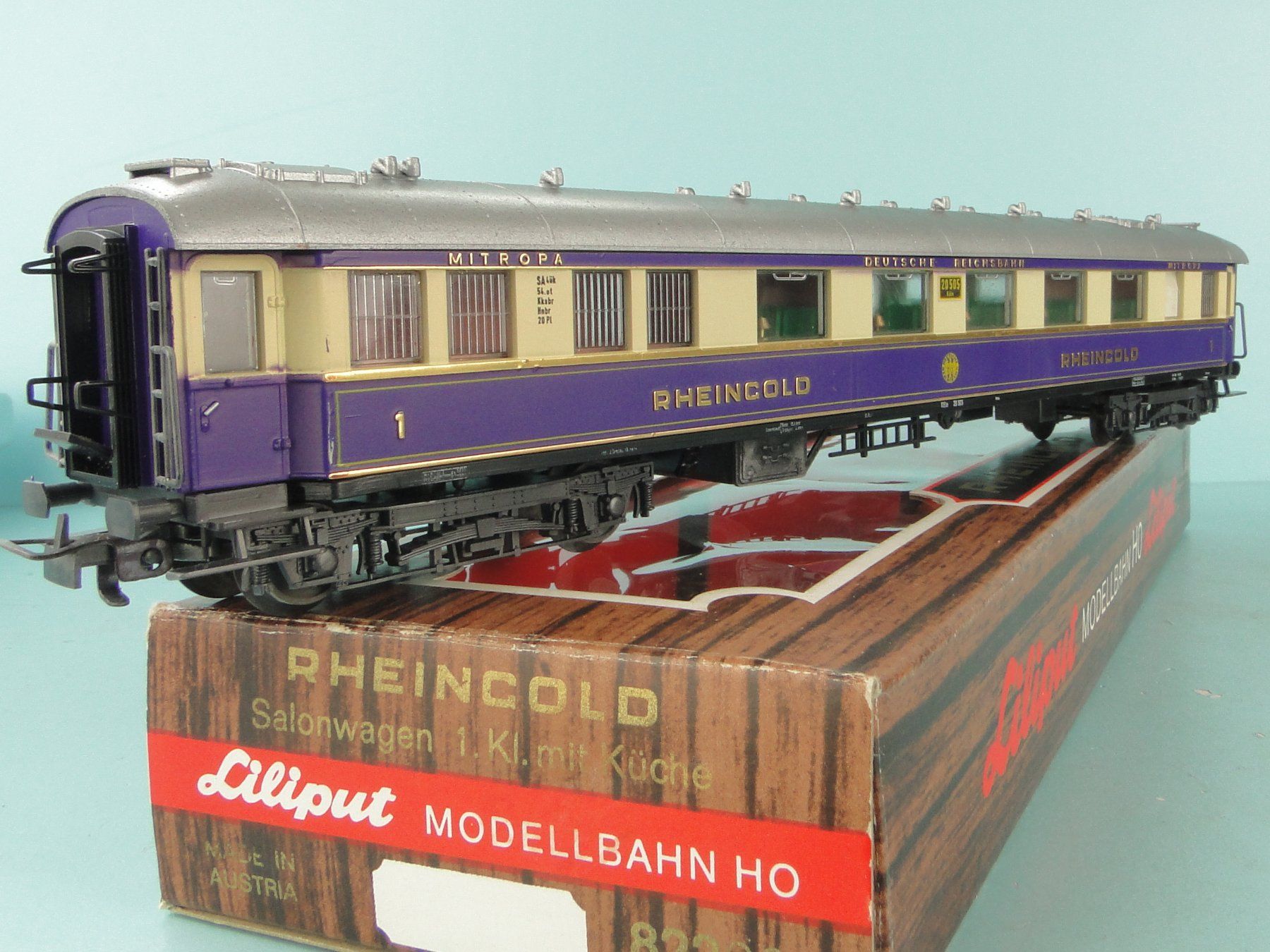 Liliput Modellini di ferrovie: Liliput 822 Rheingold 1 Kl. – Usato da Bülach venduto da cann11