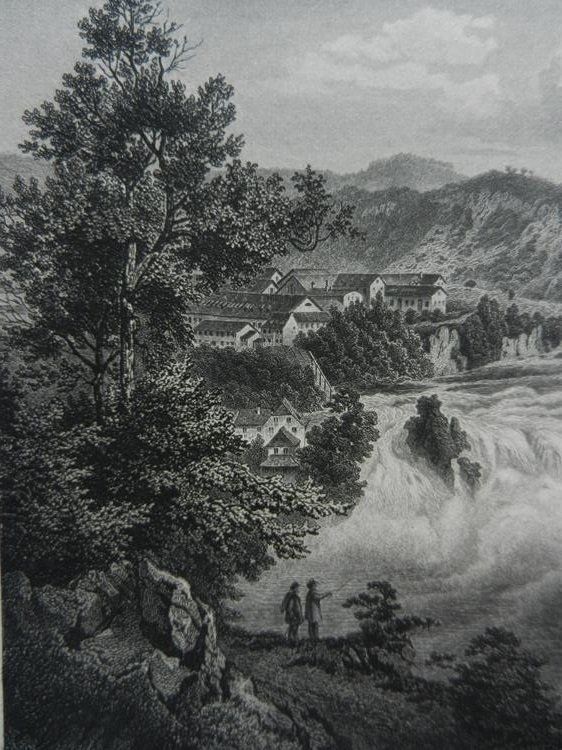 Incisioni: Der Rheinfall bei Schaffhausen – Usato da Risch venduto da Rischli15 3