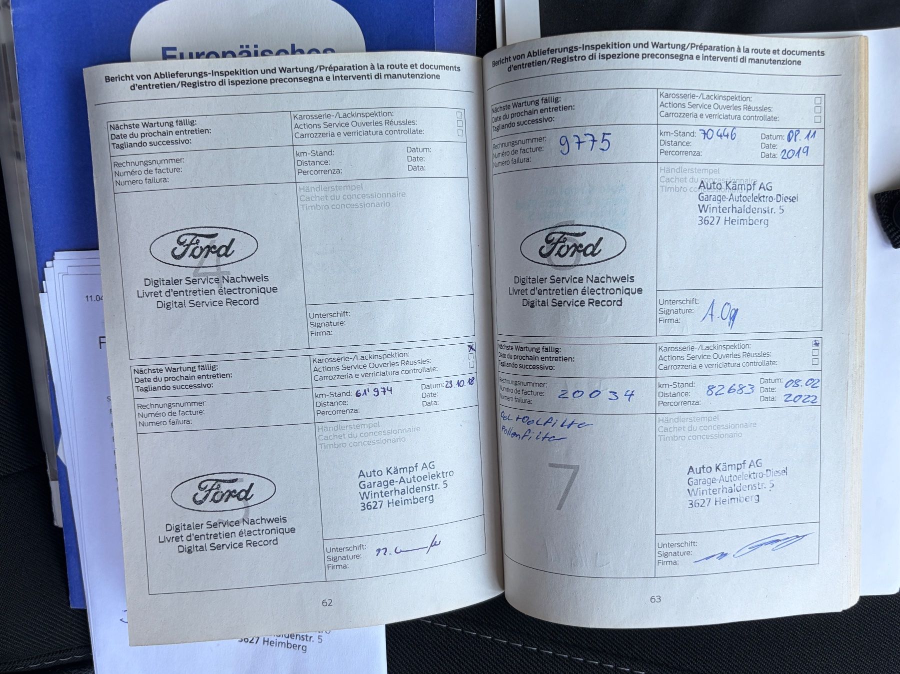Autos: Ford B-Max Weiss top Zustand – D'occasion à Oberweningen par Achille.3 8
