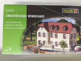 Faller Spur N 232216 zweistöckiges Winkelhaus neu in OVP