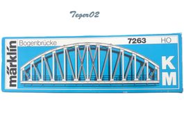 Märklin H0 7263 -N Bogenbrücke Neu in OVP