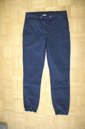 Baumwolle Hose von Deerberg, Gr. 38, in blau