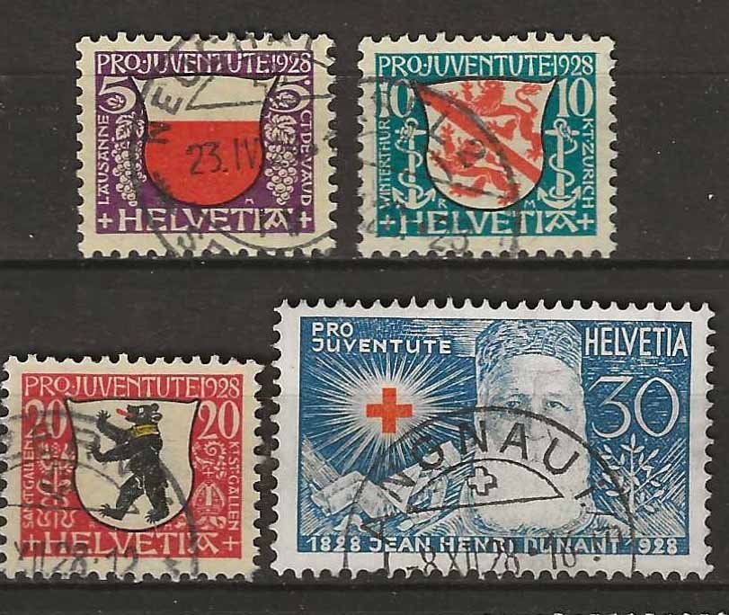Tutti i francobolli: PJ028 - Pro Juventute 1928 obl. – Usato da Trélex venduto da Phil_Albert