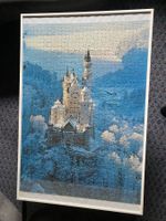 Schloss Neu Schwanenstein  wunderschönes Puzzle im Rahmen