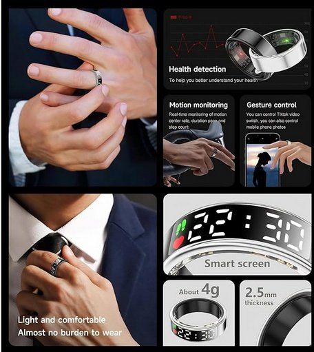 Smartwatch: Smart Ring mit Multifunktionsdisplay – Usato da Sachseln venduto da Sensus 7