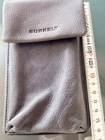 BURKELY Leder Handytasche / Portemonnaie Blau