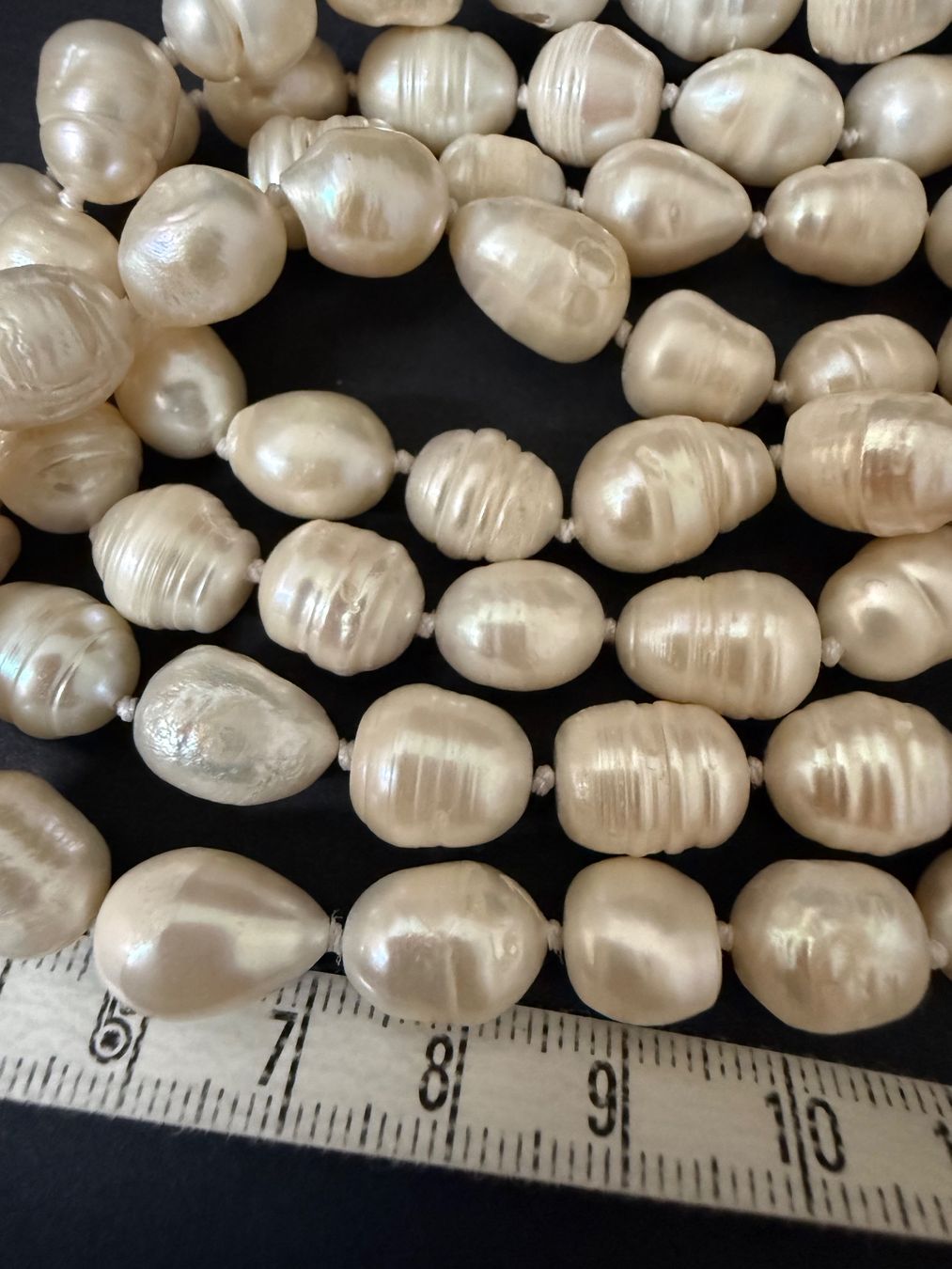 Catenine: Lange echte Perlen Kette – Usato da Spiegel b. Bern venduto da Rogger72 4