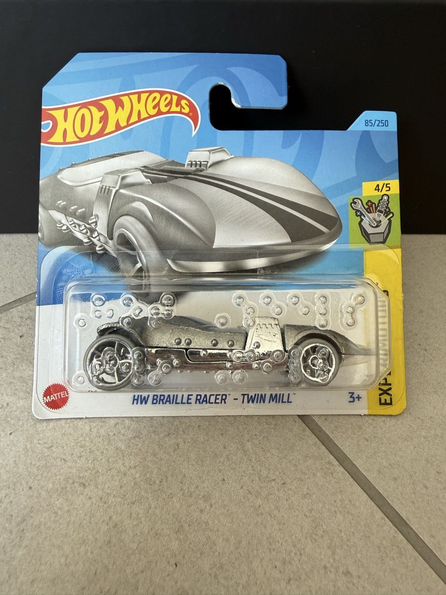 Hot Wheels Modellini d'auto: Hot Wheels - Braille Racer Twin Mill  – Nuovo e nell'imballaggio originale da Yvorne venduto da AutoCollectionneur