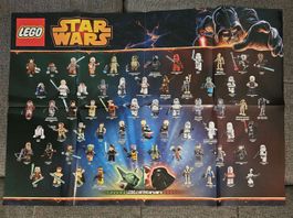 LEGO-Star-Wars Minifiguren-&-AT-AT-Poster-2014-Selten