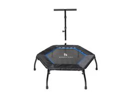 Fitness Trampolin mit Haltestange, neuwertig & OVP