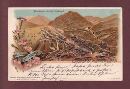 Saluto da BELLINZONA - 1898 Litho Schlumpf