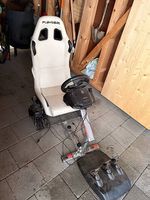 Playseat mit Logitech G29 und Schaltkonsole
