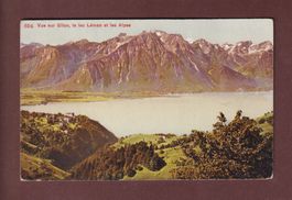 Vue sur GLION et le Lac Léman
