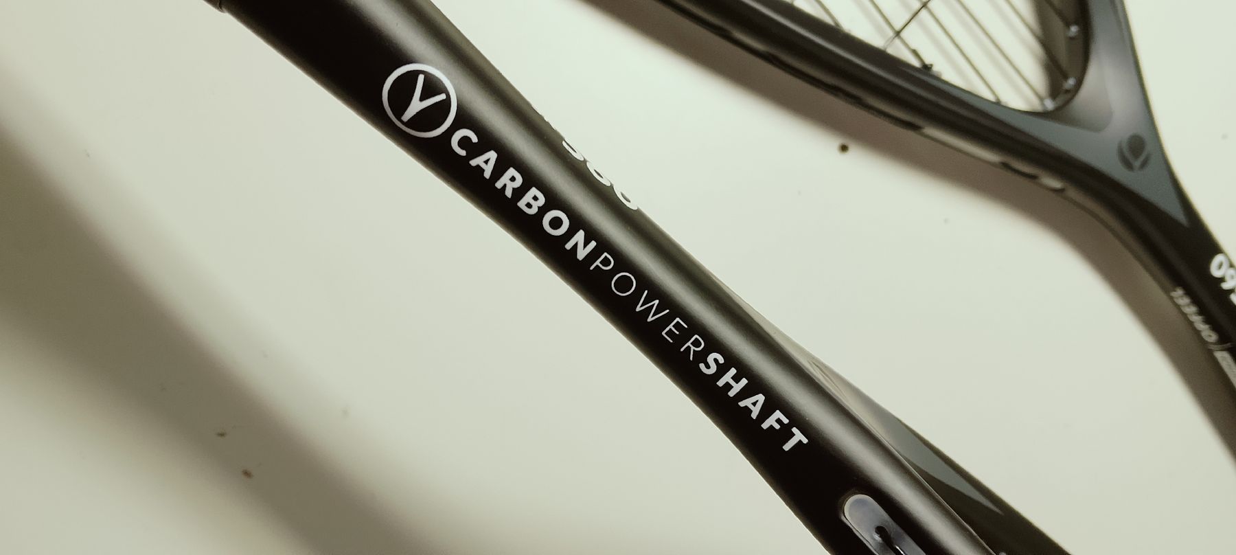 Racchette: 2 Squash schleger Carbon Power shaft – Usato da Biel/Bienne venduto da Vintage-timearts 1