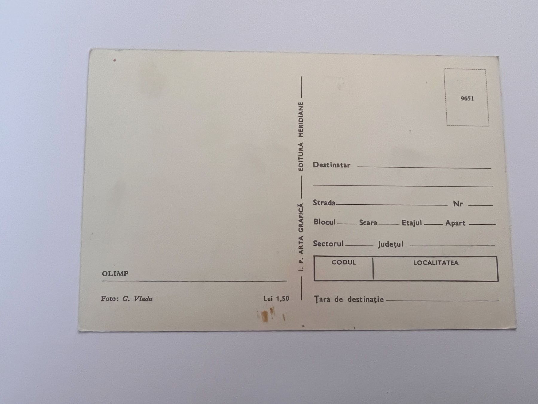 Cartoline postali: Postkarte Romania – Usato da Riva san vitale venduto da abd_p86k 1