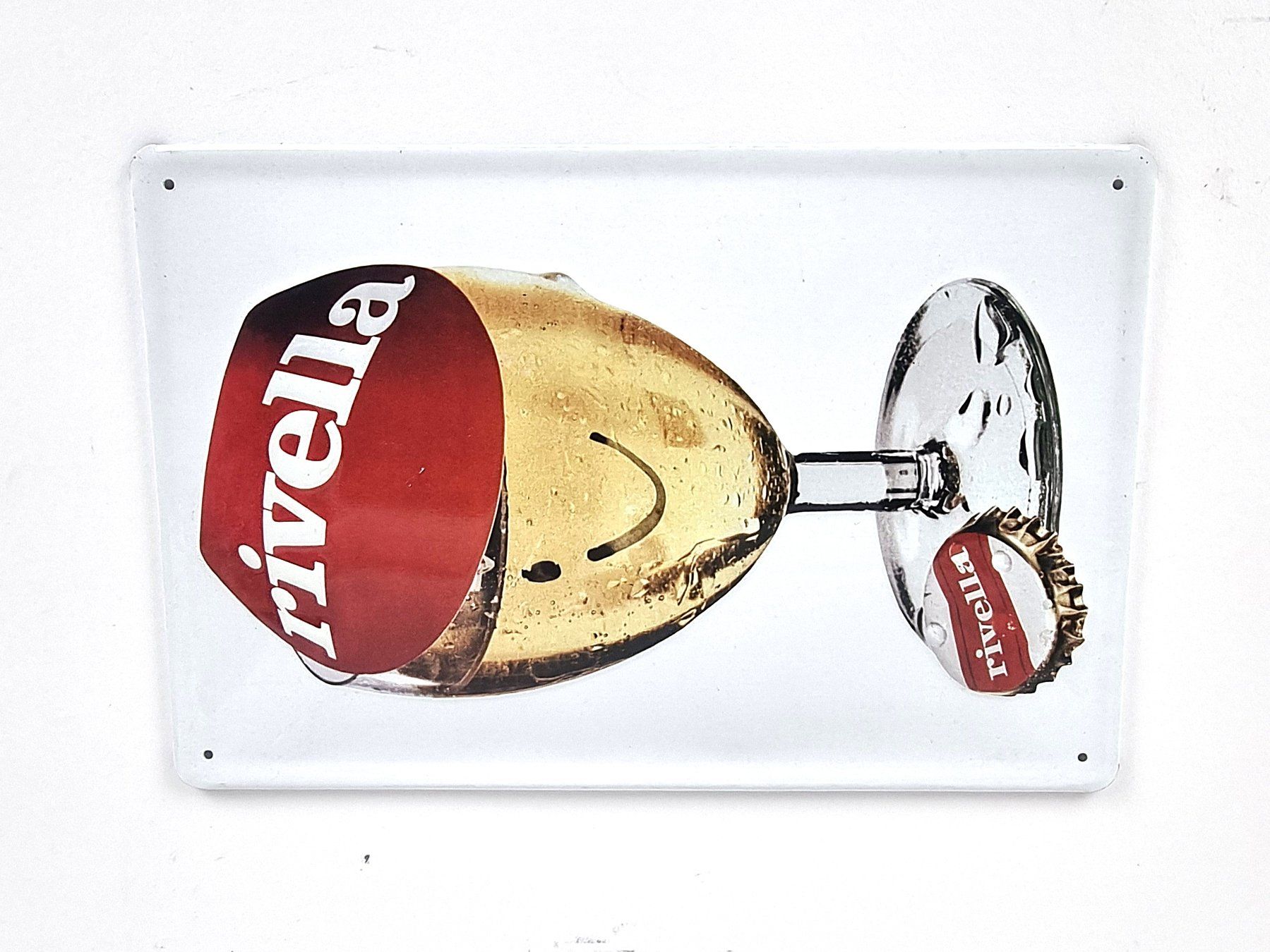 Rivella Schilder: Rivella Metallschild – Gebraucht aus Urtenen-Schönbühl von Restwert_Schoenbuehl 1