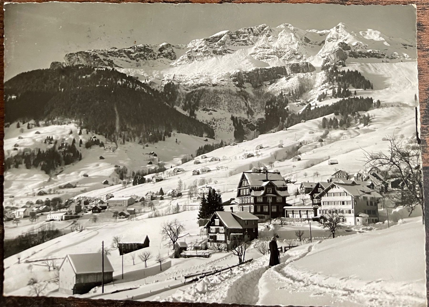 Ansichtskarten: AK: AMDEN (SG) - WINTER 1959 – Gebraucht aus Lutry von Ediego