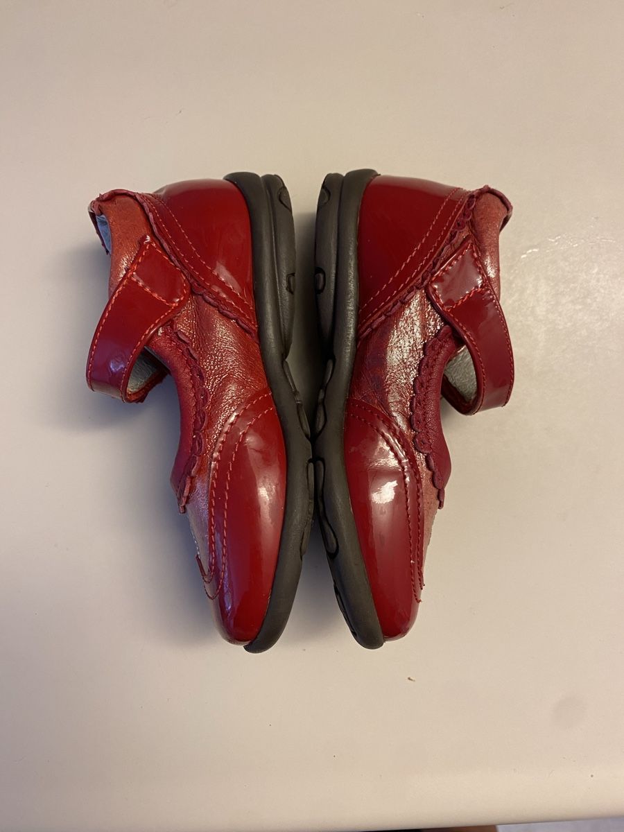 Scarpe per ragazze: Bordeauxrote Ledersandalen 24 – Usato da Zürich venduto da Mariaov 2