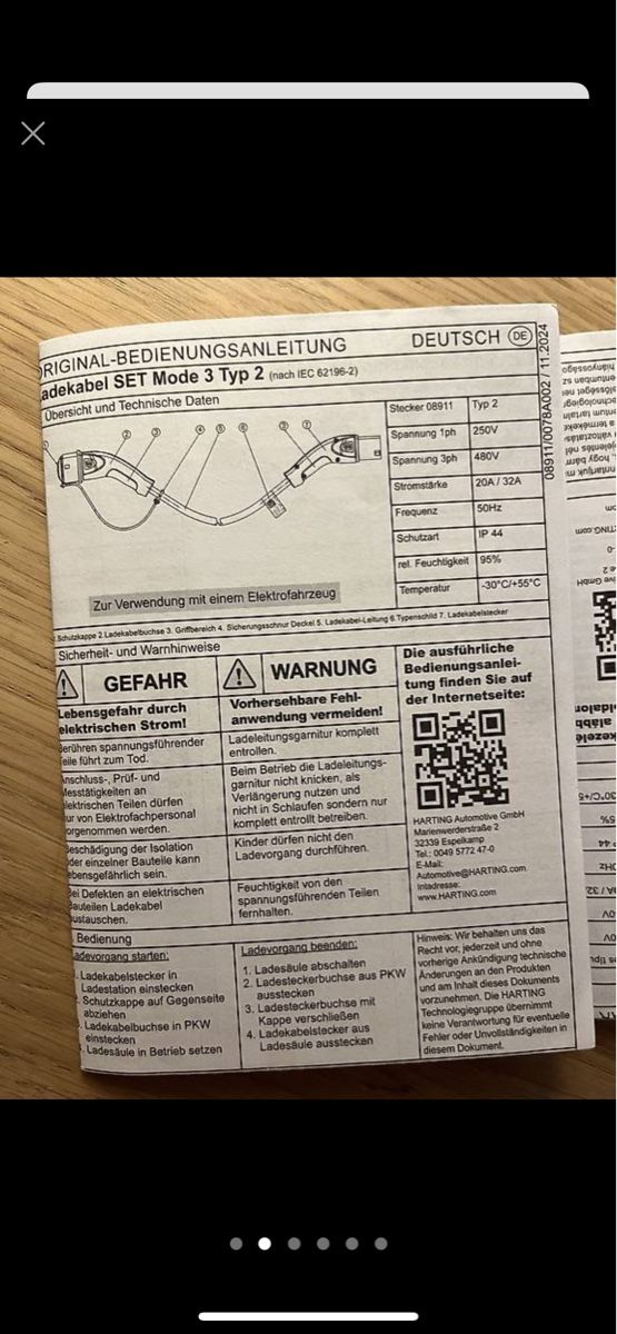 Cavi: Harting Ladekabel 5m Mode 3 Typ 2 – Nuovo (secondo la descrizione) da Zürich venduto da lea_8j6n 1