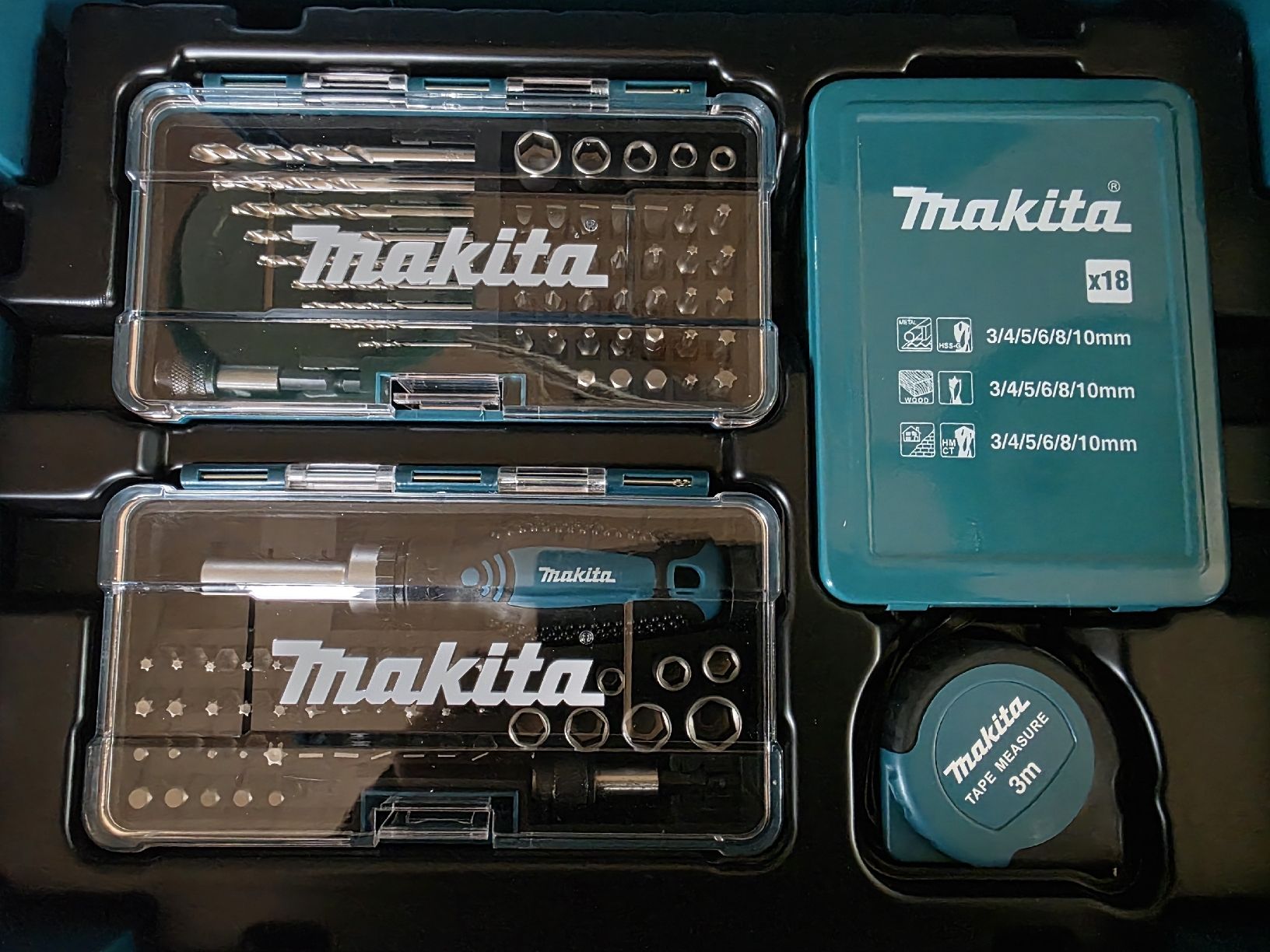 Makita Tutti gli attrezzi: Coffret d'embouts et de mèches – Nuovo e nell'imballaggio originale da Prez-vers-Noréaz venduto da Coman 7