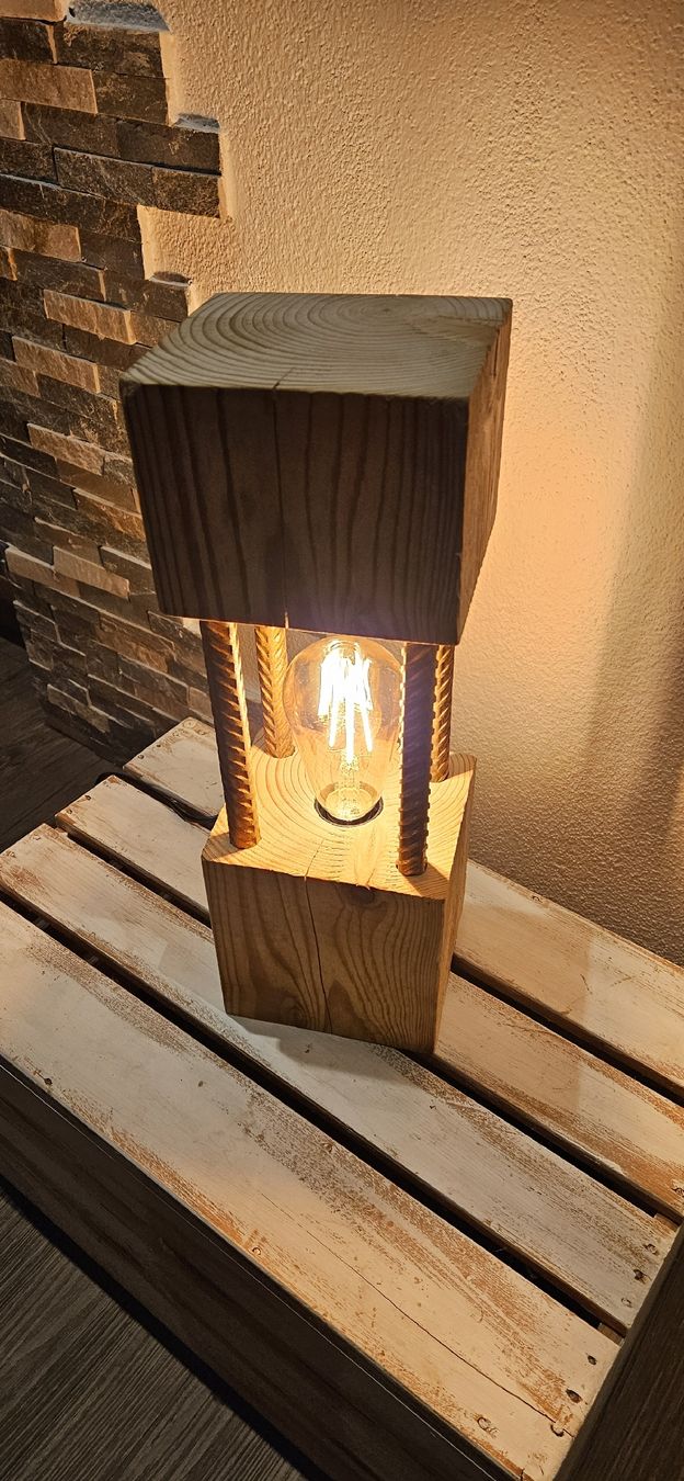 Lampade: Altholzlampe – Nuovo e nell'imballaggio originale da Buttisholz venduto da Silu.99 2