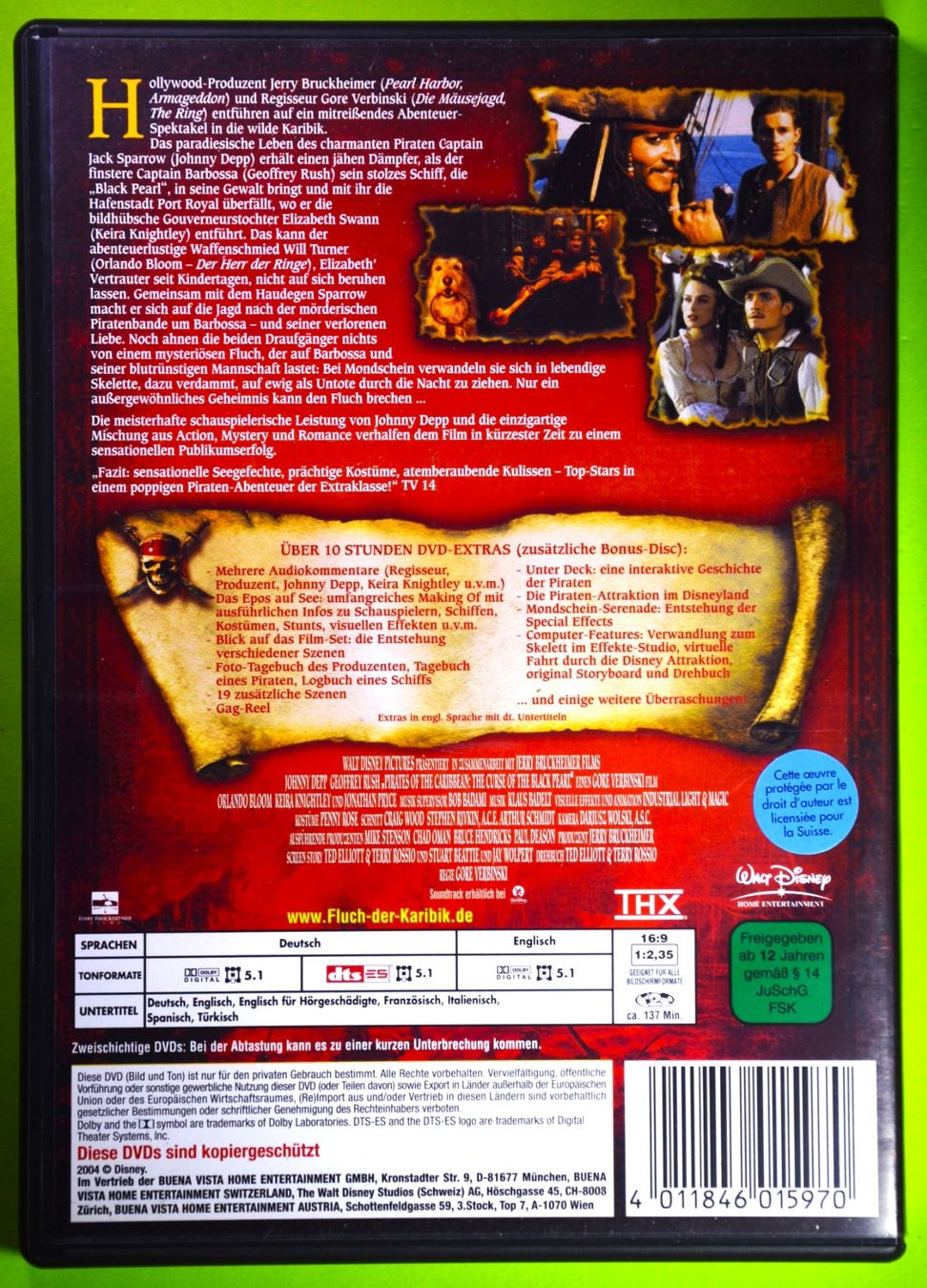 Tutti i DVDs: FLUCH DER KARIBIK  /  2 - DISC - SET SPECIAL EDITION – Nuovo (secondo la descrizione) da Luzern venduto da piro12 1