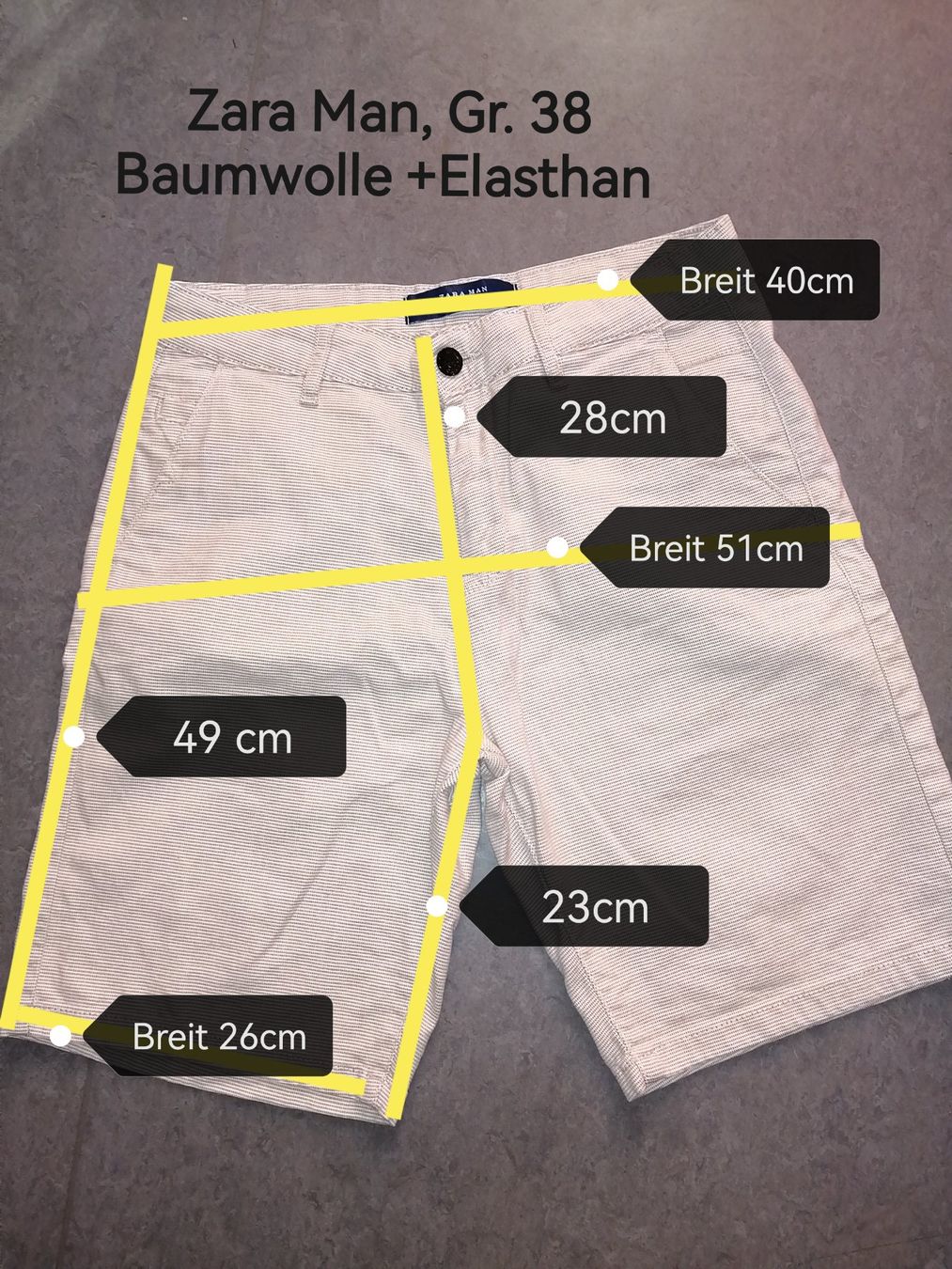 Zara Hosen: Herrenshorts 2-teilig size 38 – Gebraucht aus Buchrain von nat_pl5p 9