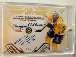 5/5  Q&A Andres Ambühl Sportzoo HCD HC Davos Auto Champion