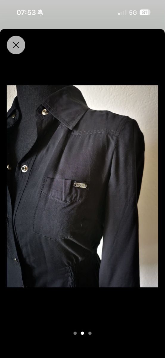 Guess Camicette: Guess Bluse Tunika schwarz XS – Usato da Oberglatt ZH venduto da jul_nhy7 1