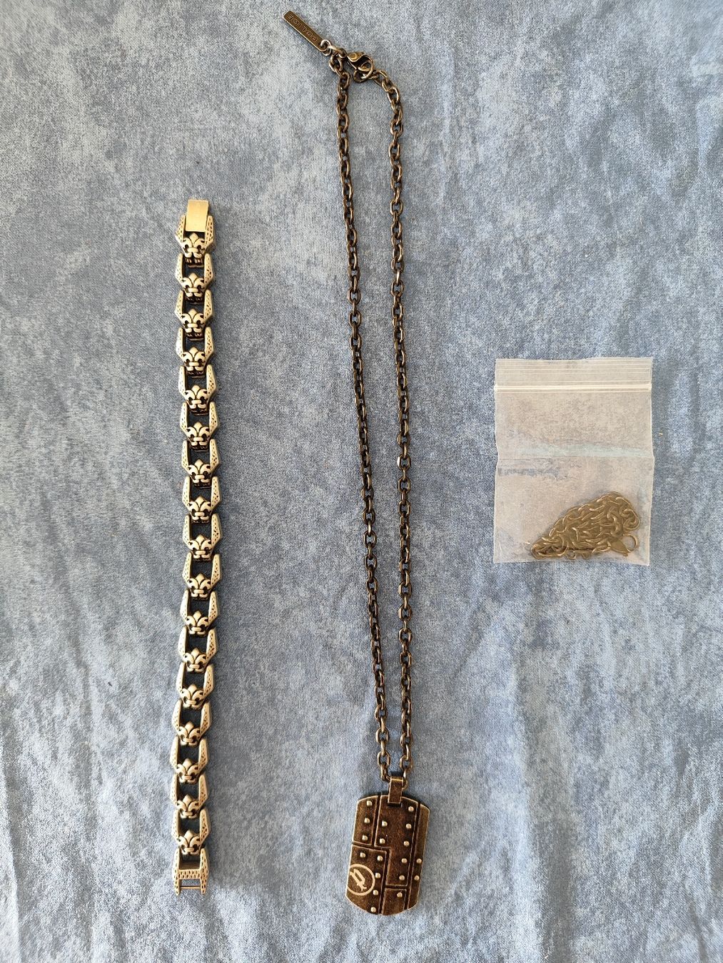 Sonstiger Schmuck: Ensemble chaîne de cou et bracelet  – Neu (gemäss Beschreibung) aus Ursy von Sebastien-85