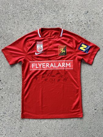 F. Admira football jersey with signatures