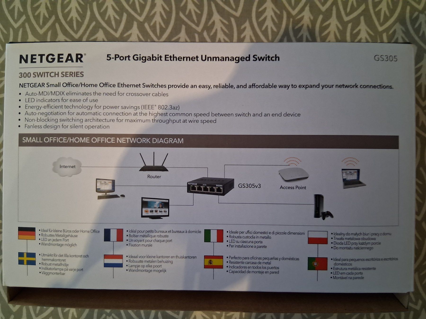 Netgear Modem & Router: NETGEAR 5-Port Gigabit Ethernet – Usato da Bonaduz venduto da Motz 5