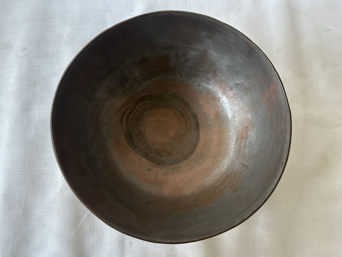 Coupes: Antike Kupfer Schale, Durchmesser ca. 19,5 cm – D'occasion à Zürich par Chaeffeler 1
