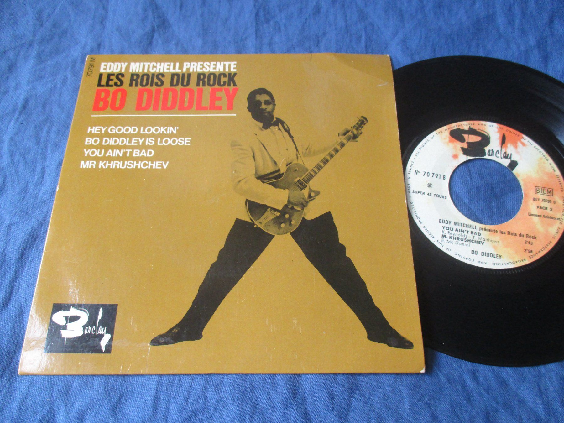 Dischi in vinile: Bo Diddley EP Hey Good Lookin' – Usato da Colombier NE venduto da Nevenma