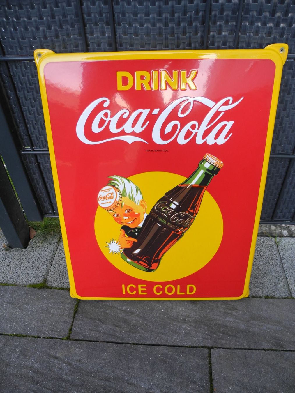 Coca-Cola Insegne: GROSSES COCA COLA EMAILSCHILD – Usato da Reinach AG venduto da Huckleberrysix 1