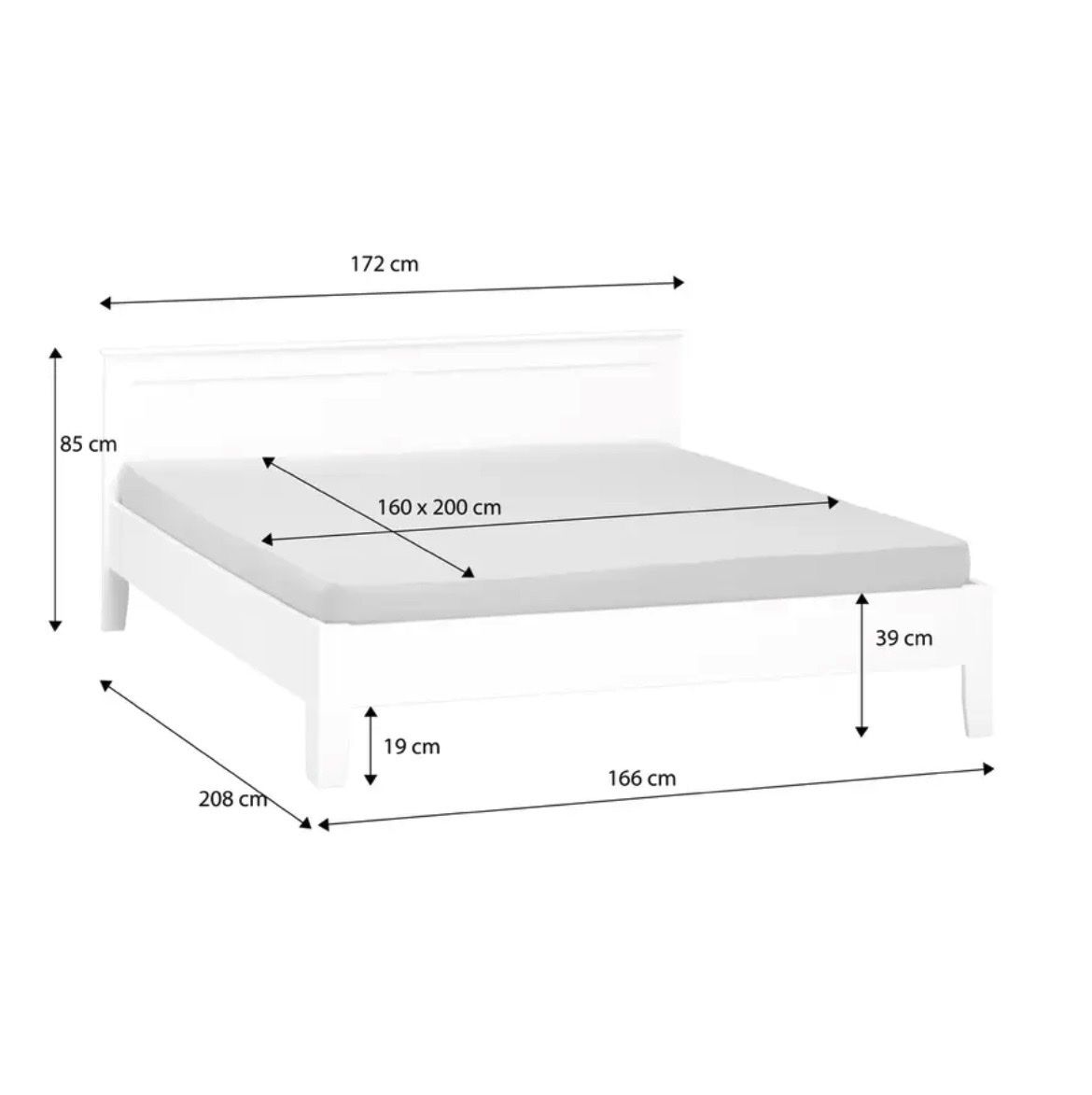 Pfister Letti: Bett weiss von Pfister – Usato da Zürich venduto da fra_6c5z 2