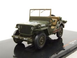 Jeep Willys MB 1943 offen dunkel Oliv       1:43 von IXO