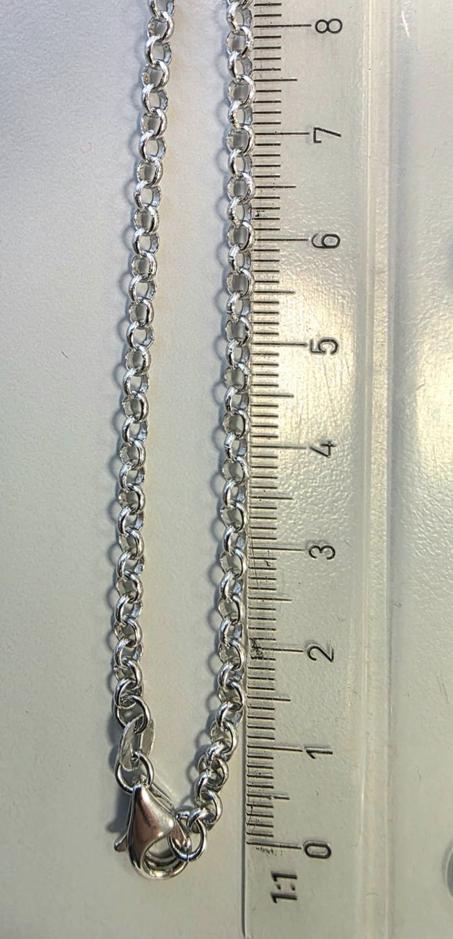 Catenine: Erbsen Halskette 45 cm Silber 925 – Nuovo (secondo la descrizione) da Madetswil venduto da triforuz 4