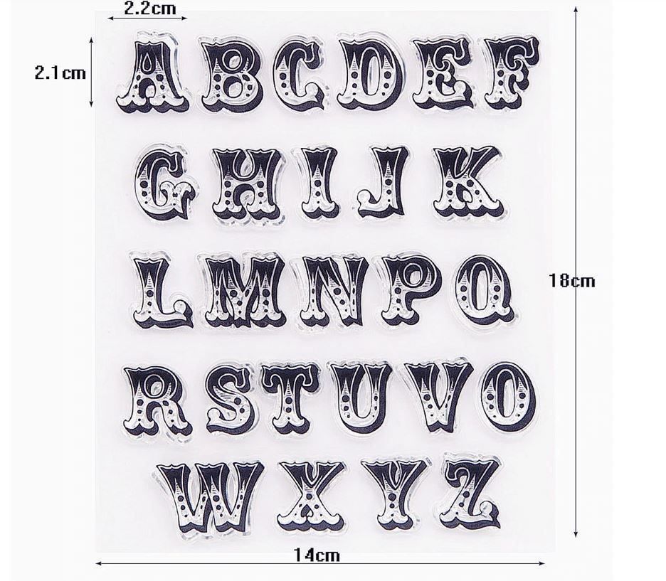 Timbri: Neues Set Motivstempel  Buchstaben NEU – Nuovo e nell'imballaggio originale da Effretikon venduto da wenuss