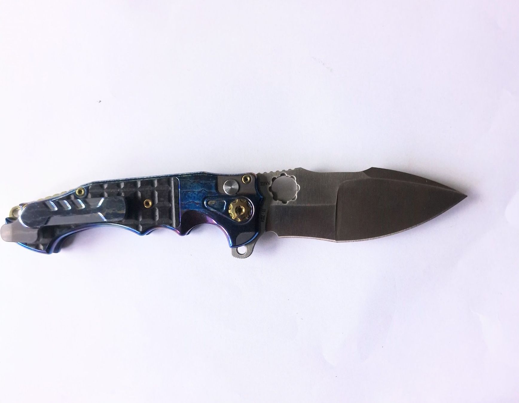 Coltelli tascabile: André De Villier Mini Alpha Acid Rain, – Nuovo e nell'imballaggio originale da Carouge GE venduto da dan_pv2t 6