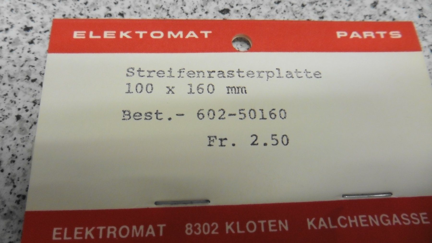 Componenti elettronici: Lochrasterplatten – Nuovo e nell'imballaggio originale da Mönchaltorf venduto da boesi51 2