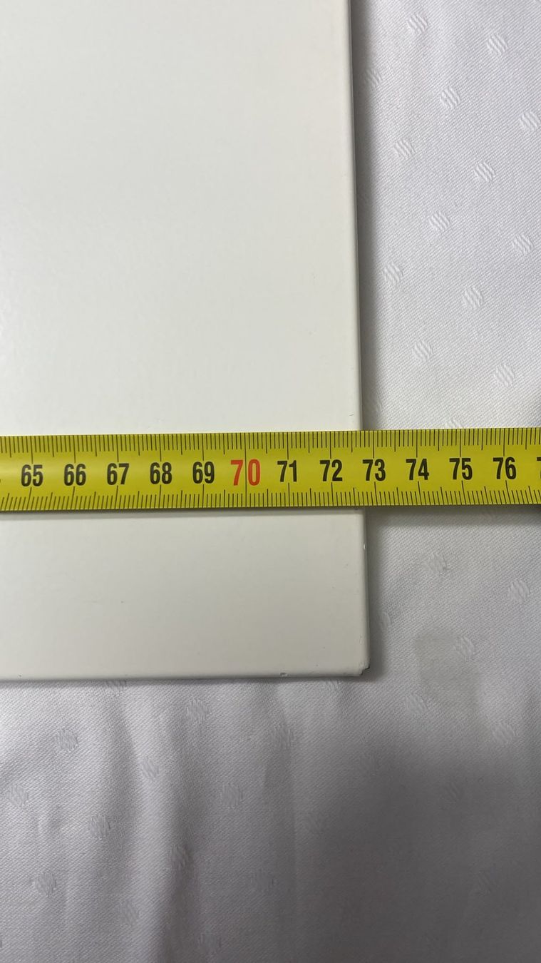 USM Scaffali: USM Haller Klappe / Frontblech 75x35 Weiss – Usato da Dietikon venduto da Rima57 1