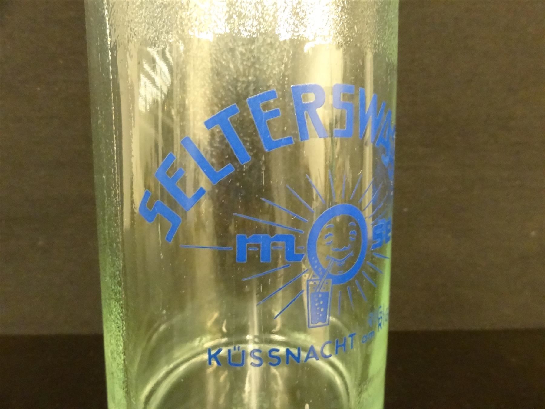 Bicchieri, Caraffe & Bottiglie: alte Flasche SELTERSWASSER MOSER 1963 – Usato da Kerzers venduto da Flaschenposten 3
