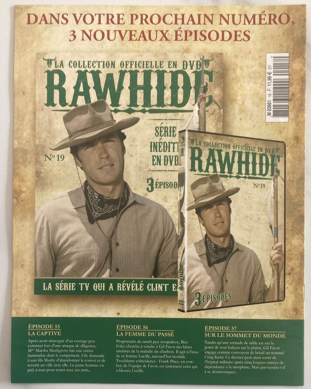 Tutti i DVDs: CLINT EASTWOOD - RAWHIDE N°18 – Usato da Poliez-Pittet venduto da Newtown-Records 2