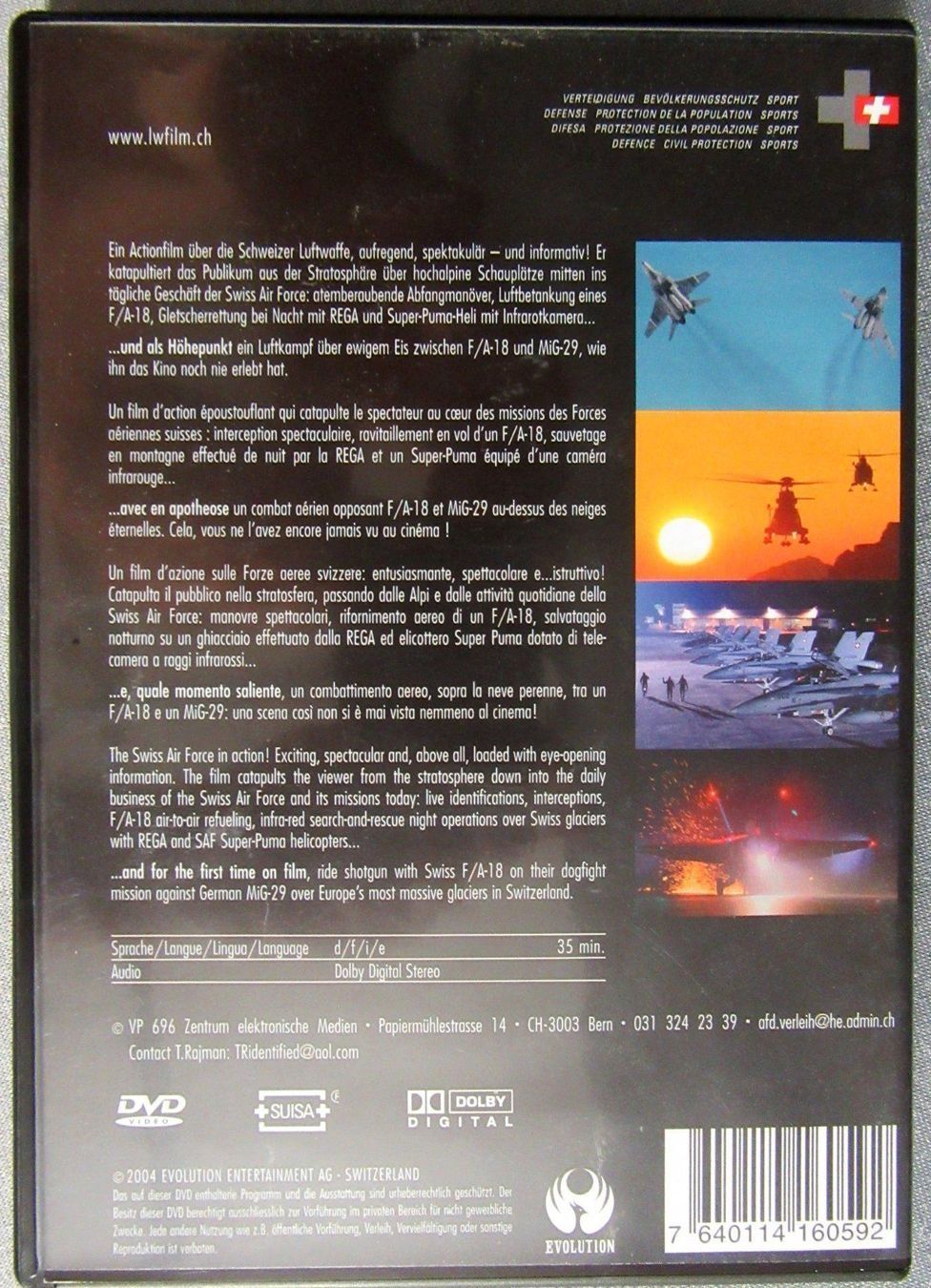 Alle DVDs: Swiss Air Force - Identified, DVD vergriffen – Gebraucht aus Sessa von fraenklishop 1