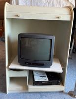 Rarer Designer Vintage TV Rollladen Schrank